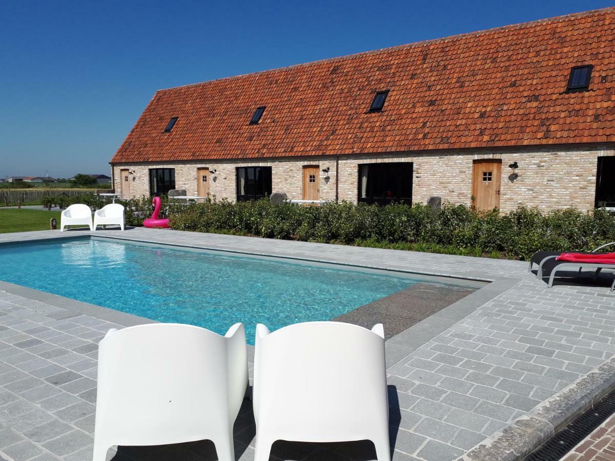 Vakantiehoeve 'T Goed Ter Leeuwen デ ハーン エクステリア 写真